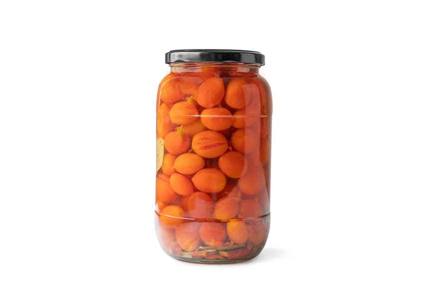 Pickled Red Cherry Tomatoes