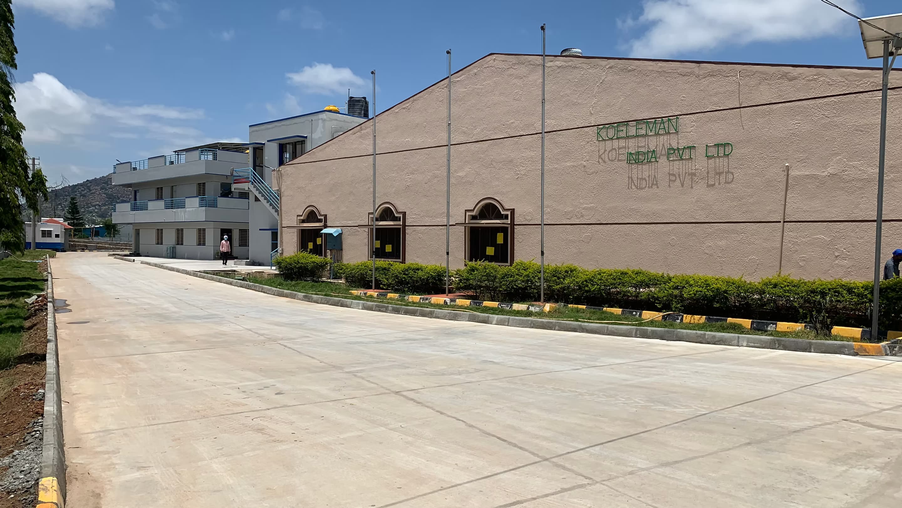 Modern food processing facility interior with advanced machinery